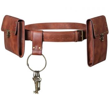 Bolso de Cuero Vikingo Para Adultos