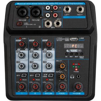 LEEDOAR PK TEYUN 4-Channel Mixer Sound Card
