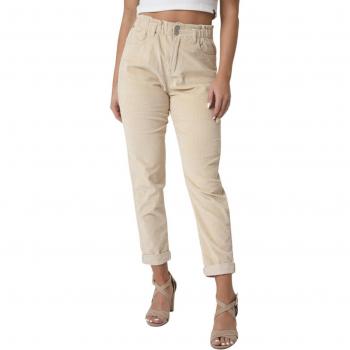 Pantalon slouchy velours côtelé