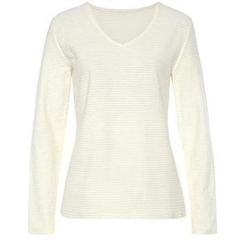 LASCANA Langarmshirt mit Streifenstruktur (2er-Pack) aus weicher Baumwoll-Qualität