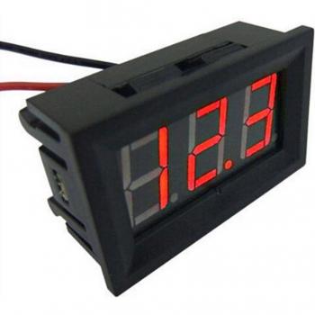 Kompaktes LED Spannungsmessgerät 2,4 V-30V