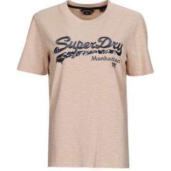 T-shirt Superdry Vintage Borough Tee Beige
