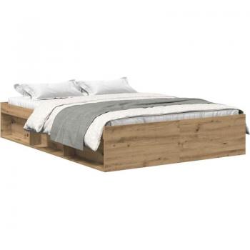 Cadre de lit en chêne naturel 140x200 cm – ligne Vidaxl