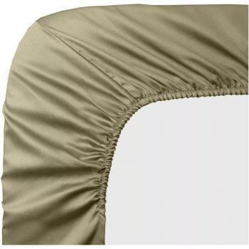 Garnier Thiebaut Drap Bonnet Satin Coton 120 Fils – 160 x 200 cm – Beige