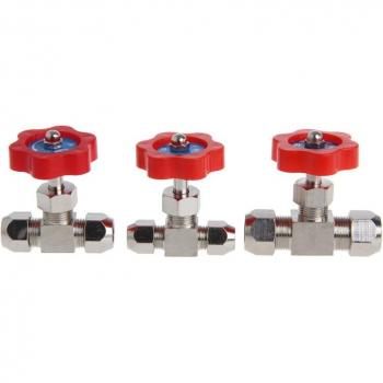 Nickel-Plated Brass Tube Valve