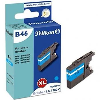 Pelikan B46 XL Tintenpatrone für Brother LC-1280XL C