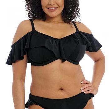 Traje de Baño Talla Grande con Detalle de Volantes Plain Sailing