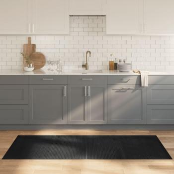 Tapis de Salon Gris Bambou 80x200 – Vidaxl