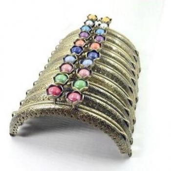 10pcs 10.5CM Silver Metal Coin Purse Frame