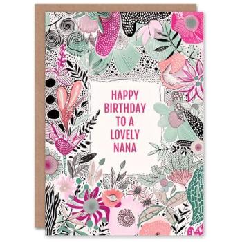 Modern Garden Birthday Greeting