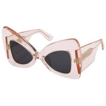 SNR393 Nina Ricci Donna Occhiali da Sole Shiny Transp. Pink Smoke