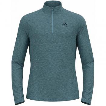 Odlo Essentials CW 200 Half‑Zip Fleece in Provincial Blue Melange, 2XL Male