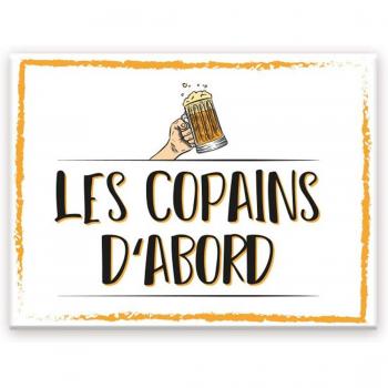 Imán 8x6 cm Les Copains d'Abord A3632 Cerámico