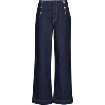 Vaqueros anchos de mujer Vila VIUMMA BUTTON HW WIDE JEANS/C25