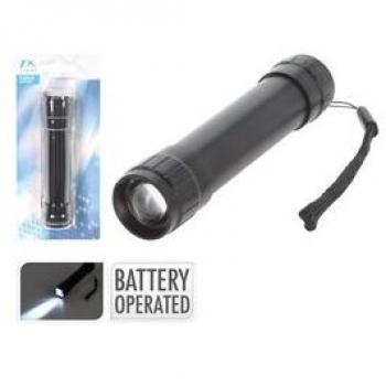 Aluminium zwarte zaklamp 28mm