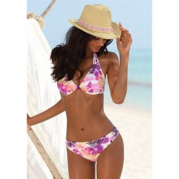 Bikini de Playa Venus Rosa/Blanco