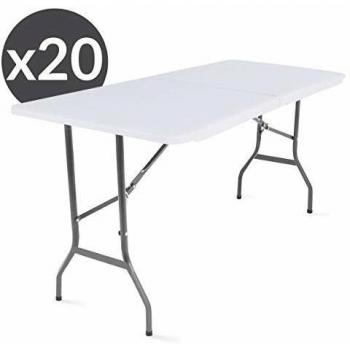 Lot de 20 Tables Pliantes MobEventPro 180 x 70 x 74 cm
