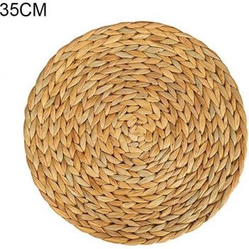 Tropical Rattan Water Gourd Round Table Pad 38 cm