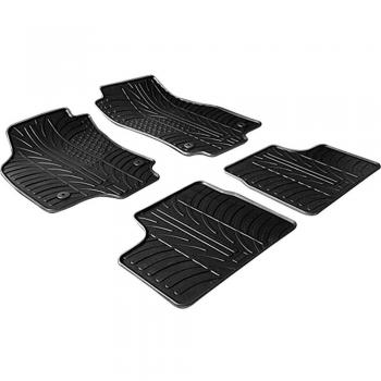Rubbermatten voor Opel Astra H 2004-2009 (T profiel, 4-delig)