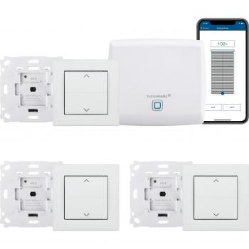 Homematic IP Smart‑Home‑Starter Bundle – 3 Rollläden & Markisen inklusive
