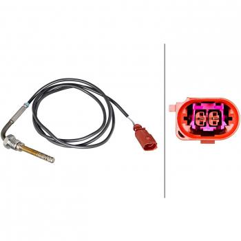 Sensor de temperatura de escape de gases HELLA 6PT 010 376-991