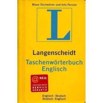 Langenscheidt Taschenwörterbücher: Langenscheidts Taschenwörterbuch, Englisch