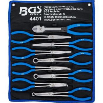 BGS Zangen-Set für Zündkerzen und Stecker, 9-tlg., extra lang