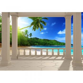 Wandbild PREMIUM PLUS 400x280cm KARIBIK STRAND by liwwing