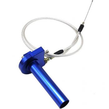 SCL MOTOS Universal Gasgriff 22 mm 7/8 – Drehregler für Motorraddrossel mit Kabel