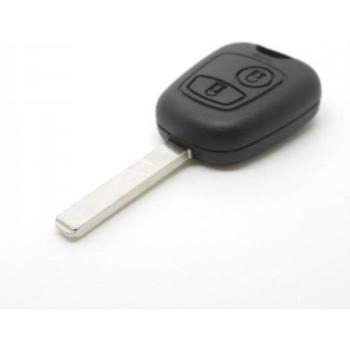 Involucro Chiave Vague a 2 Pulsanti Compatibile Peugeot Citroën