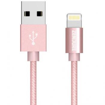 Zendure [Apple MFi Certified] reg; 12 inch Nylon Braided Charging Cable with Lightning Connector