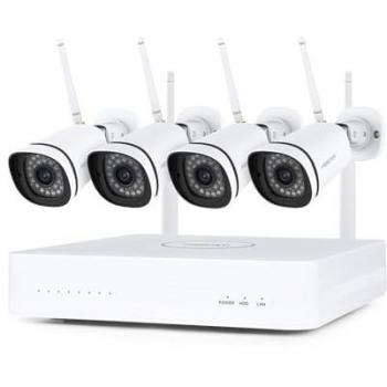 Foscam FN7108W-B4-N: Kit de 4 cámaras de seguridad
