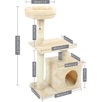 Poste de Sisal Rascador 360°