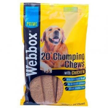 Webbox 20-Pack Chicken Chewing Treats for Dogs