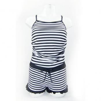 8-12 Years Black and White Swimwear