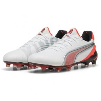 Puma King Ultimate FG AG – weißes Modell, 10 US