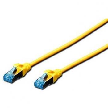 Digitus DK-1532-030/Y RJ45 Netzwerkkabel, Patchkabel CAT 5e SF/UTP 3.00 m Gelb verdrillte Paare
