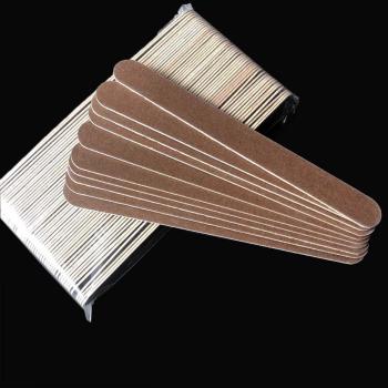 Lima de uñas de madera, herramienta de manicura, 50 piezas