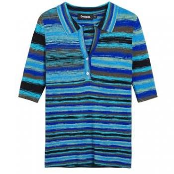 Maglietta a Righe in Maglia Donna Desigual