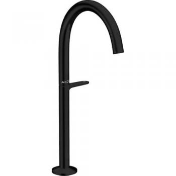 Mitigeur de lavabo Axor One noir mat saillie 165 mm 48030670