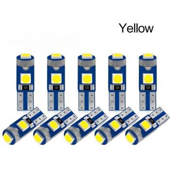 10pcs T5 Canbus LED Bulbs for Dashboard Warming Indicator