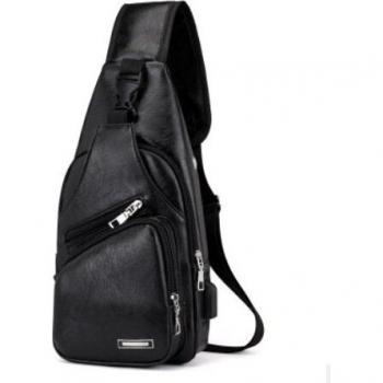 Bolso de Hombro Vertical de Cuero PU