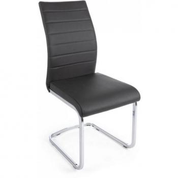 Sedia Myra in Pu Grigio Scuro