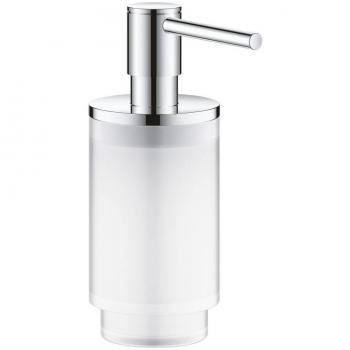 Distributeur de Savon en Verre et Chrome Grohe
