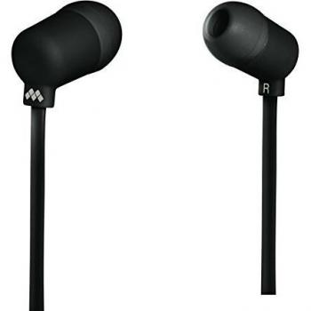 MySound Speak Fluo Bluetooth Wireless Headphones with Mic, Stereo In-Ear Headphones for Kids, Extra Bass, Black