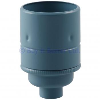ElekTek ES E27 Lamp Bulb Holder in Dawn Blue