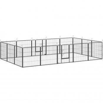 Extra Durable 16 Panel Heavy Duty Puppy Play Pen, Made for Small and Medium Sized Dogs