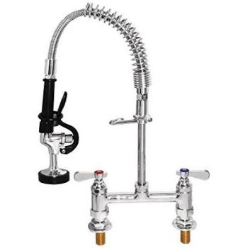 Vogue Pedestal Dual Handled Mixer Sink Taps