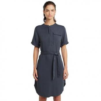 D26157-G-STAR Vestido Casual de Madera Verde
