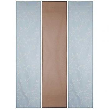 Transparente Schiebegardine 3er Pack mit Klettband 60 x 260 cm